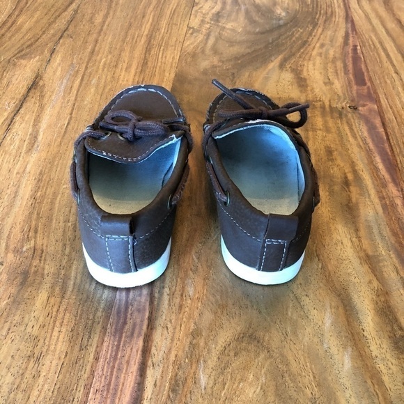Gap Brown Lace Up Boat Shoes - Picture 3 of 6